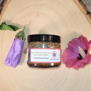 Honey Almond & Chia Seed Face Scrub and Mask